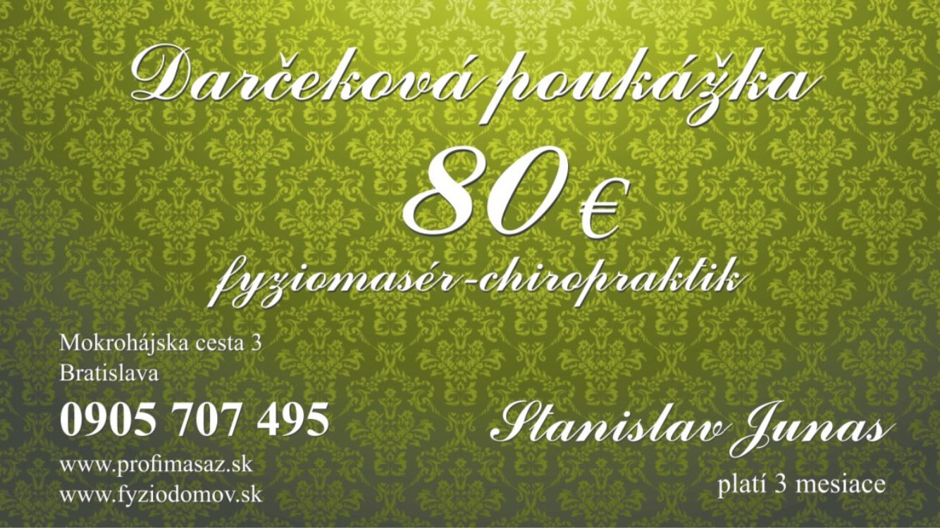Poukážka v hodnote 80€